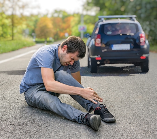 Accident en tant que piéton